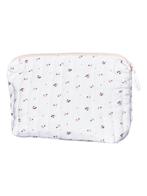 Trousse de toilette en coton Bio blanc - SAUTHON - Kiabi