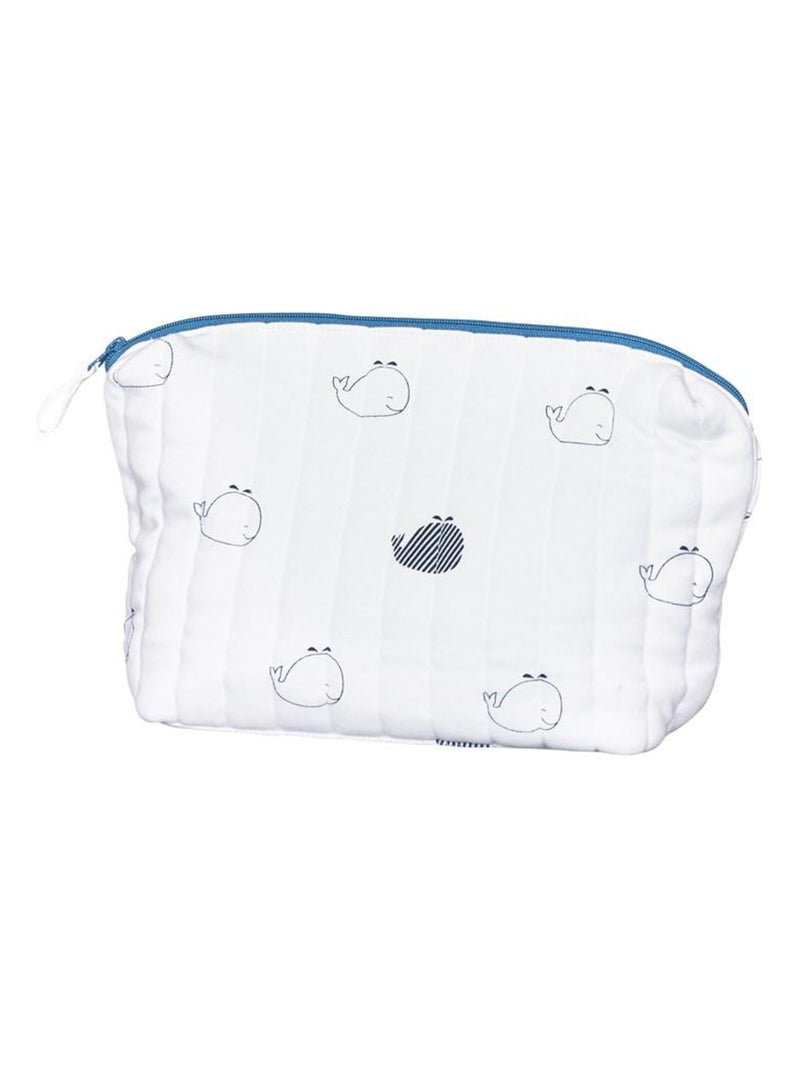 Trousse de toilette en coton Bio blanc - SAUTHON Blanc - Kiabi