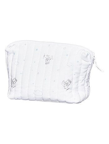 Trousse de toilette en coton Bio blanc - SAUTHON
