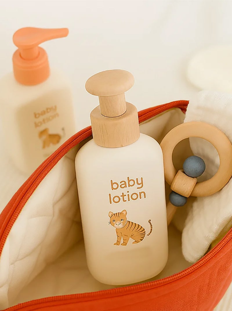 Trousse de Toilette en Coton Bio Fraise Rouge - Kiabi