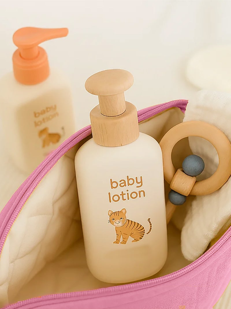 Trousse de Toilette en Coton Bio Rose Rose - Kiabi