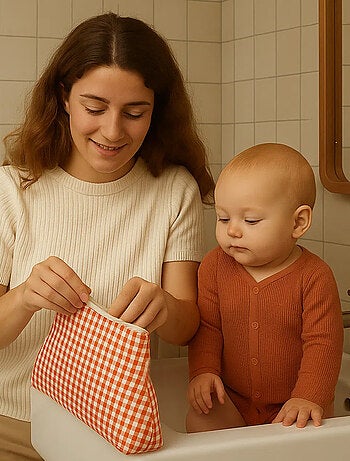 Trousse de Toilette en Coton Bio Honey