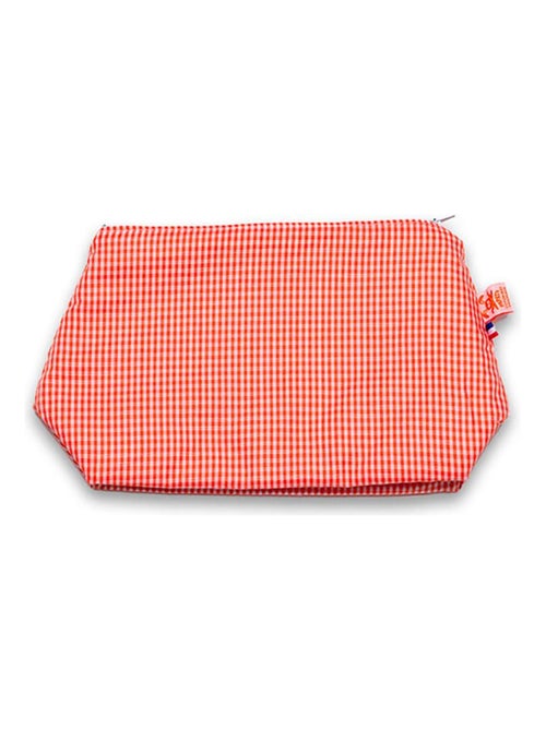 Trousse de Toilette en Coton Bio Vichy - Kiabi