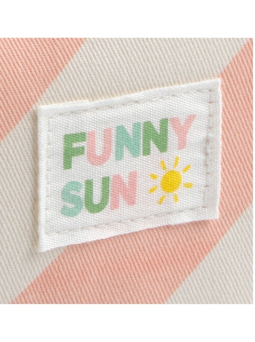 Trousse de toilette en coton imprimé rayures - SAUTHON - Kiabi