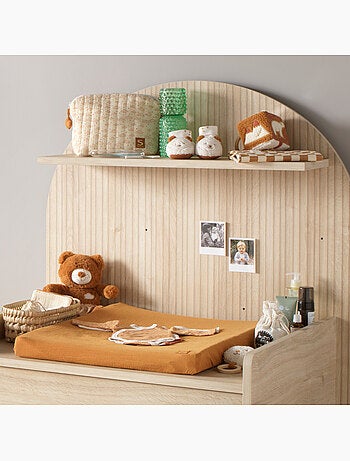 Trousse de toilette en double gaze de coton et carrés éponge - SAUTHON