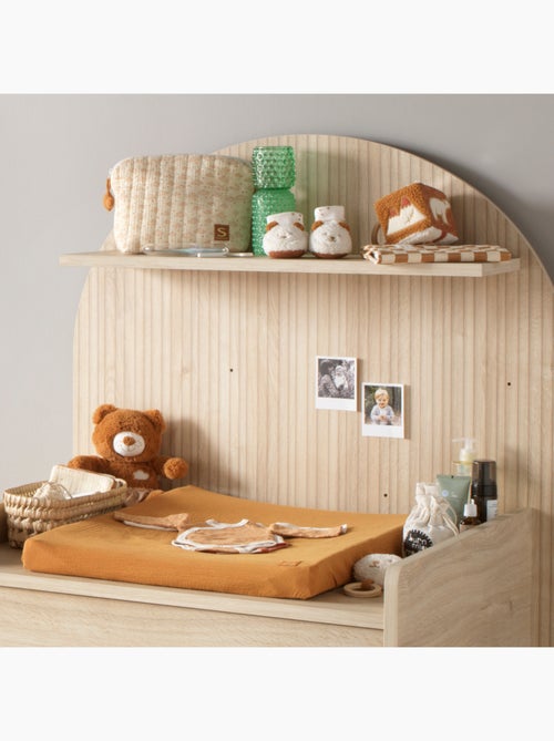 Trousse de toilette en double gaze de coton et carrés éponge - SAUTHON - Kiabi