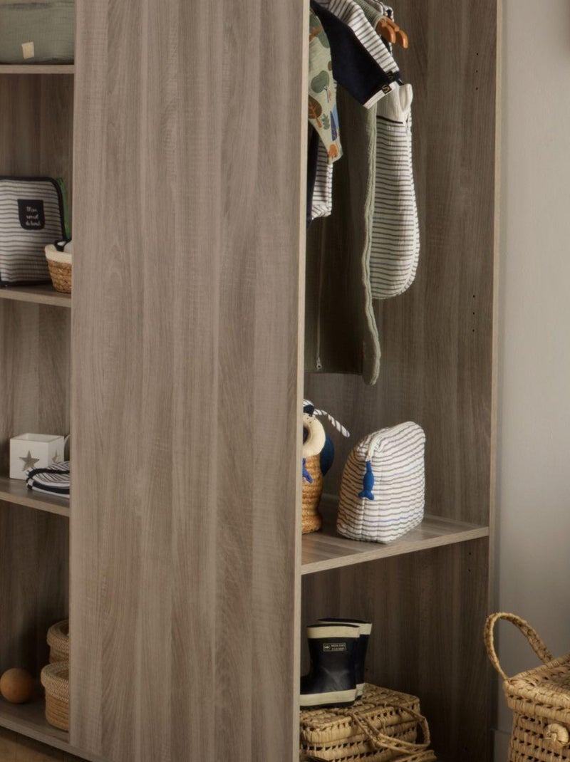 Trousse de toilette en double gaze de coton et carrés éponge - SAUTHON Blanc Bleu - Kiabi