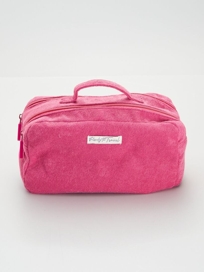 Trousse matelassée - Rose - Kiabi - 2.00€