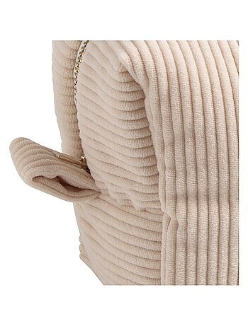 Trousse de toilette en velours côtelé - SAUTHON