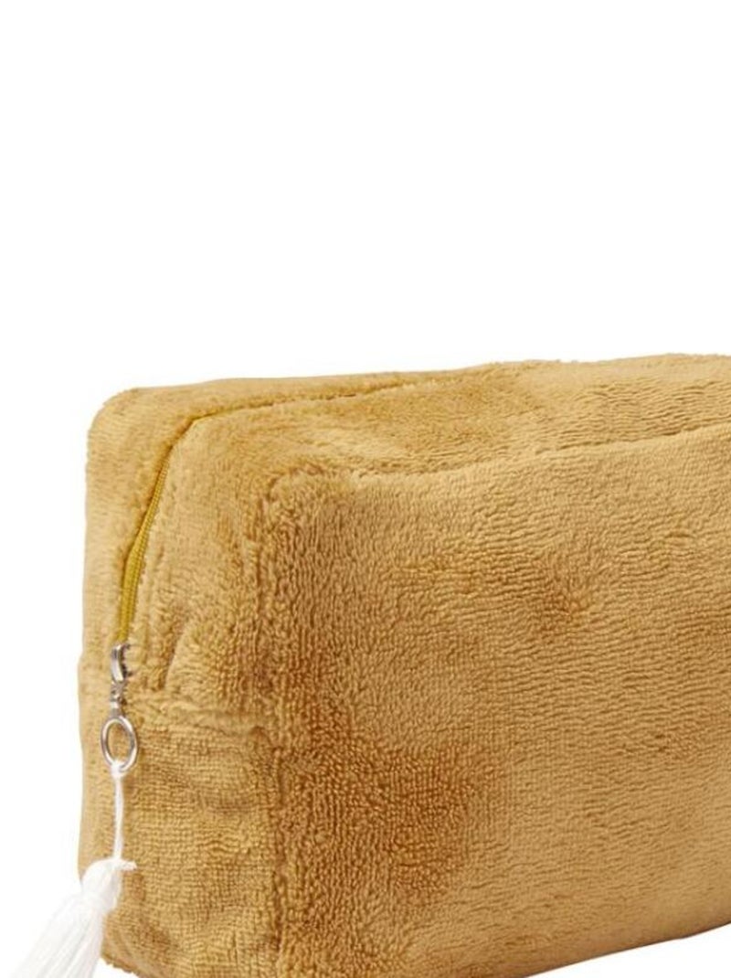 Trousse de toilette éponge bambou noisette Marron - Kiabi