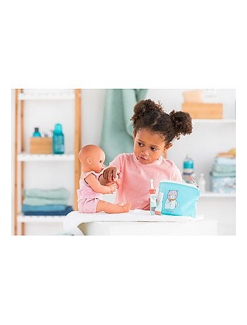 Trousse de toilette et accessoires pour poupon 36 et 42 cm