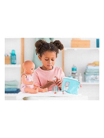 Trousse de toilette et accessoires pour poupon 36 et 42 cm