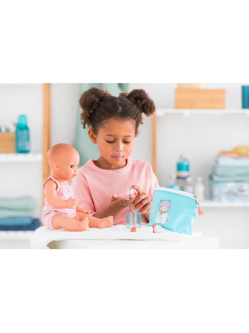 Trousse de toilette et accessoires pour poupon 36 et 42 cm Rose - Kiabi