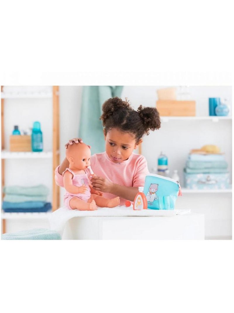 Trousse de toilette et accessoires pour poupon 36 et 42 cm Rose - Kiabi