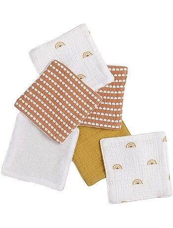 Trousse de toilette et carré éponge en coton - SAUTHON
