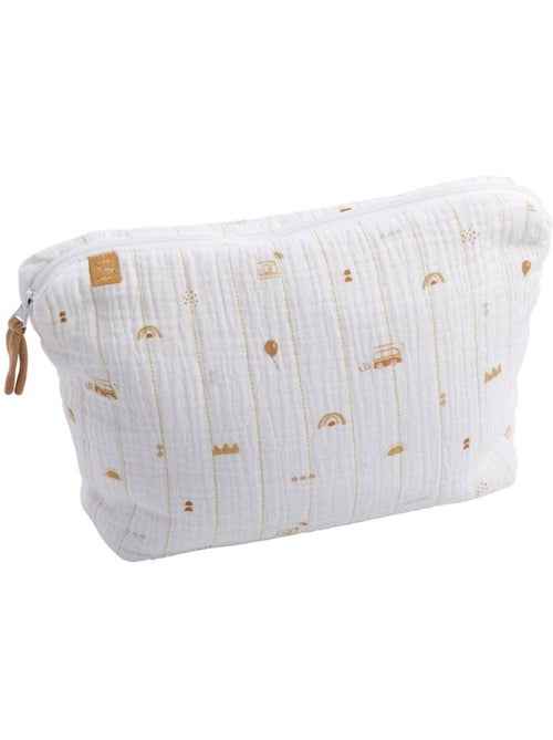 Trousse de toilette et carré éponge en coton - SAUTHON - Kiabi