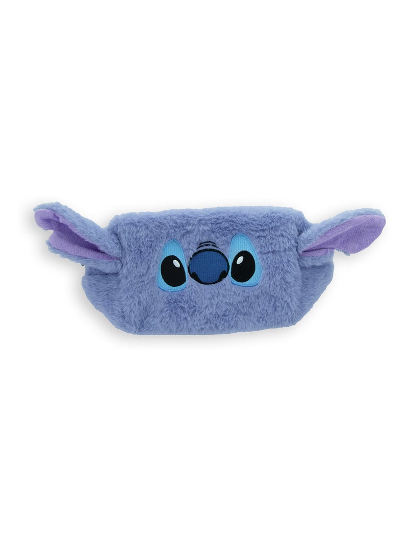 Trousse de Toilette Fausse Fourrure - Lilo & Stitch - DISNEY - Fermeture Eclair Violet - Kiabi