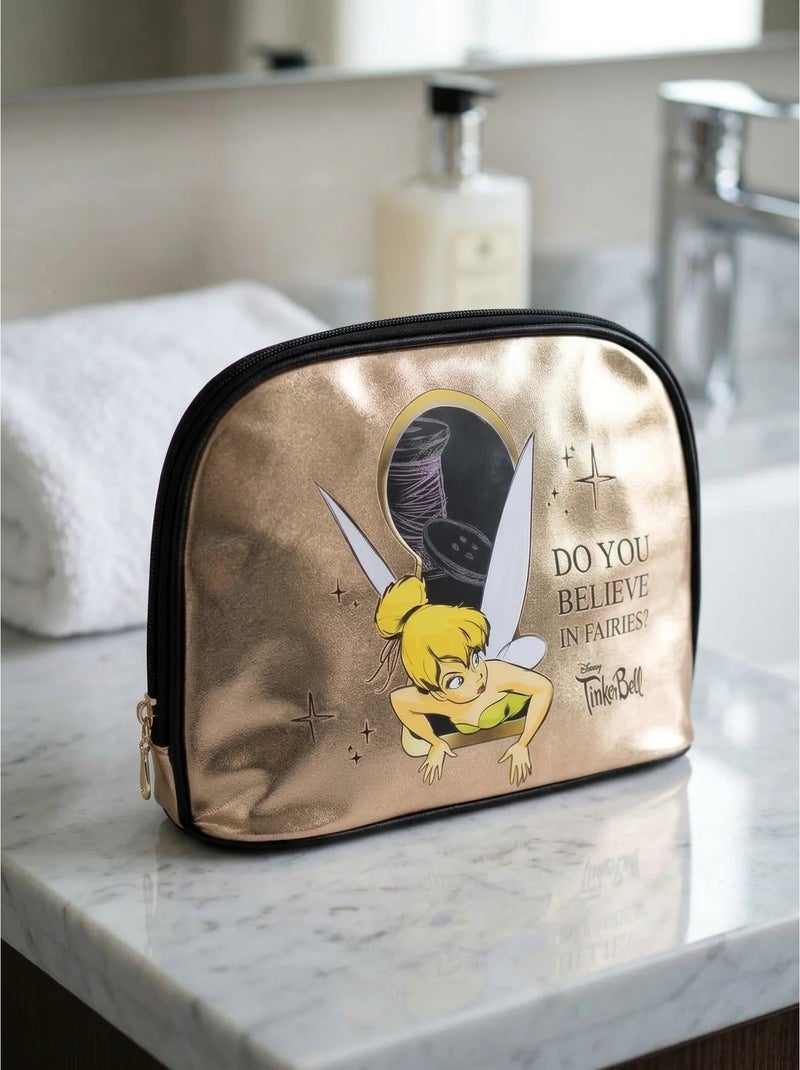 Trousse de toilette format voyage fée clochette disney Doré - Kiabi