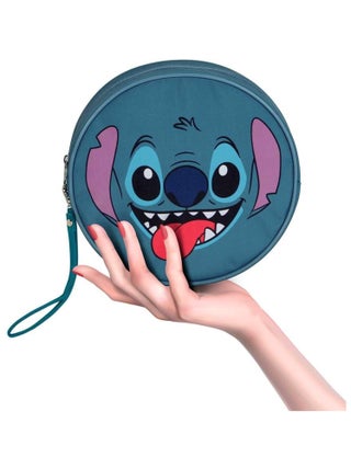 Trousse de Toilette Jumbo - Disney Lilo et Stitch Face - Bleu - Taille Unique