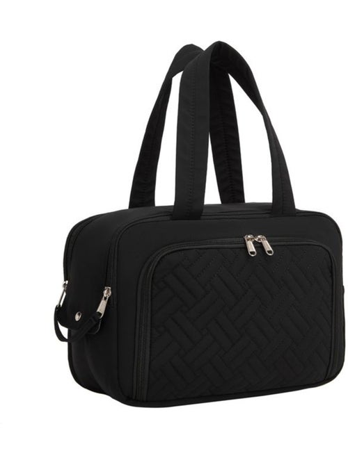 Trousse de toilette matelassée déperlante grande capacité 31x21x14 cm - kono - Kiabi Trousse de toilette matelassée déperlante grande capacité 31x21x14 cm - kono - Kiabi