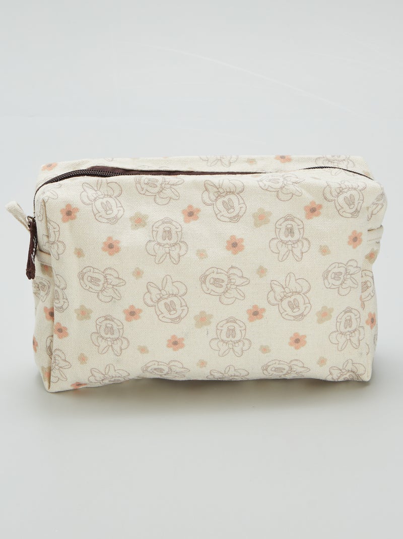 Trousse de toilette 'Minnie' 'Disney' Beige - Kiabi