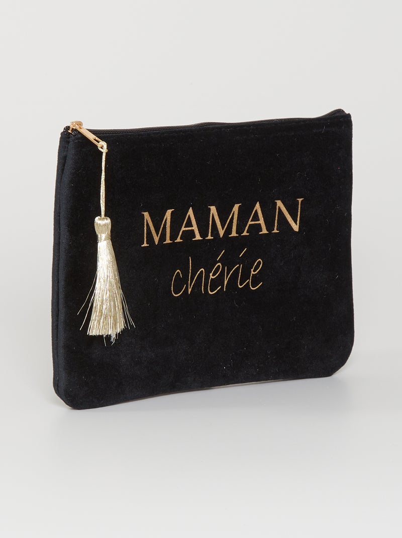 Trousse de toilette noir - Kiabi