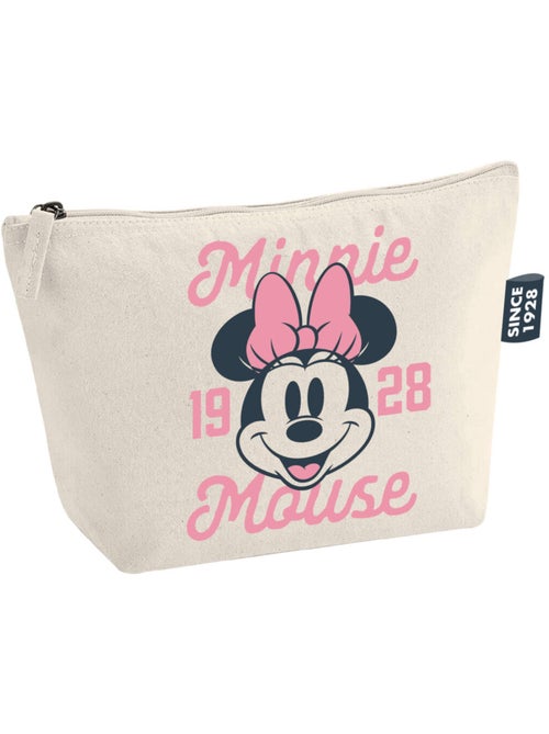 Trousse de toilette plate à fermeture éclair Minnie Mouse - Kiabi