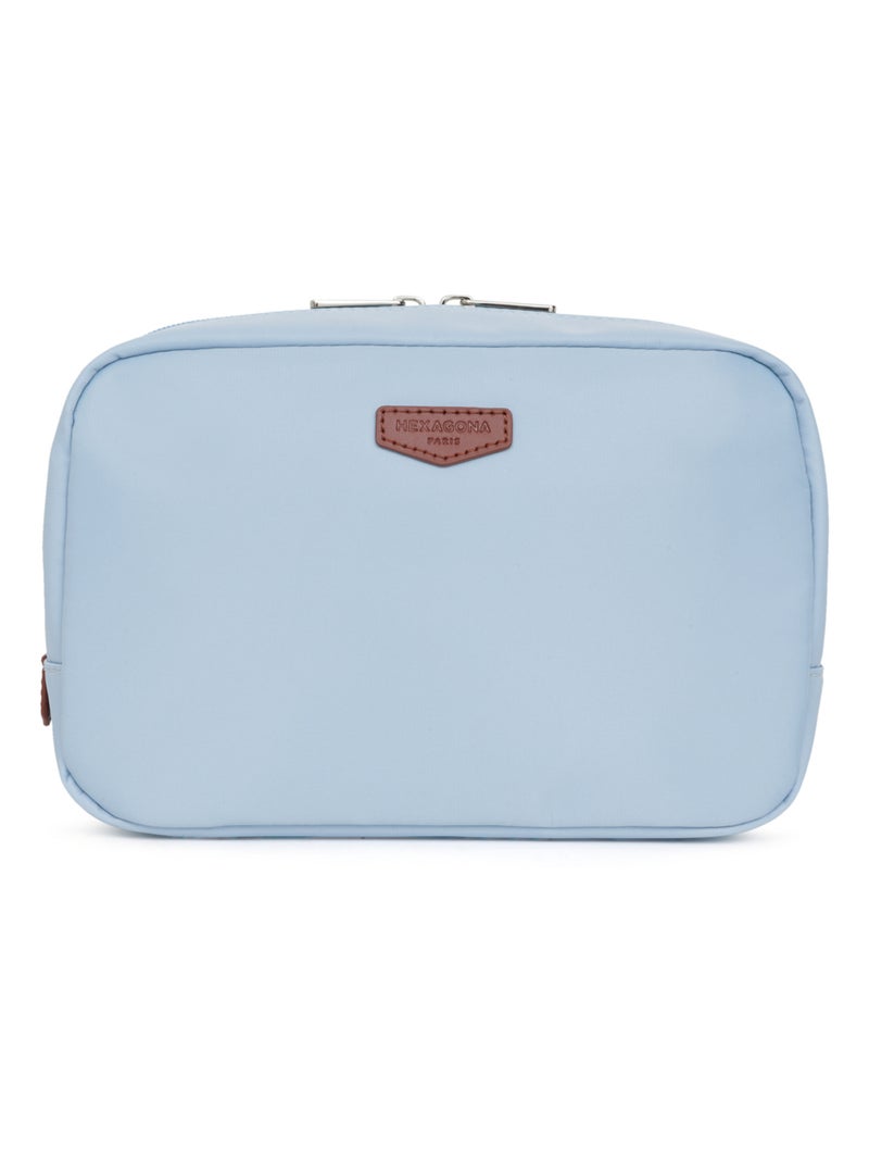 Trousse De Toilette Ou Maquillage Novago - Bleu Ciel Format S - Pratique Pour Voyage Et Quotidien