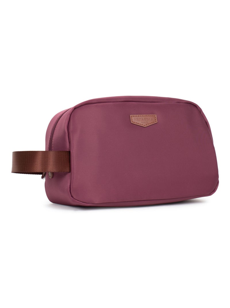 Trousse de toilette pop hexagona Violet prune - Kiabi