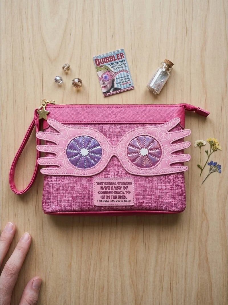Trousse de toilette rigide 23 cm harry potter warner bros Bleu - Kiabi