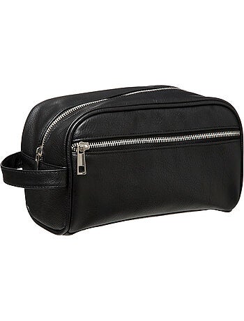 Trousse de toilette simili cuir