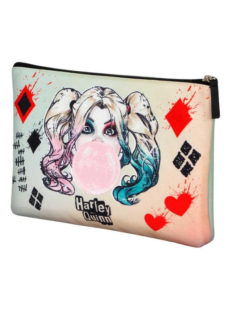 Trousse de Toilette Soleil - Harley Quinn Mad Love Beige - Kiabi