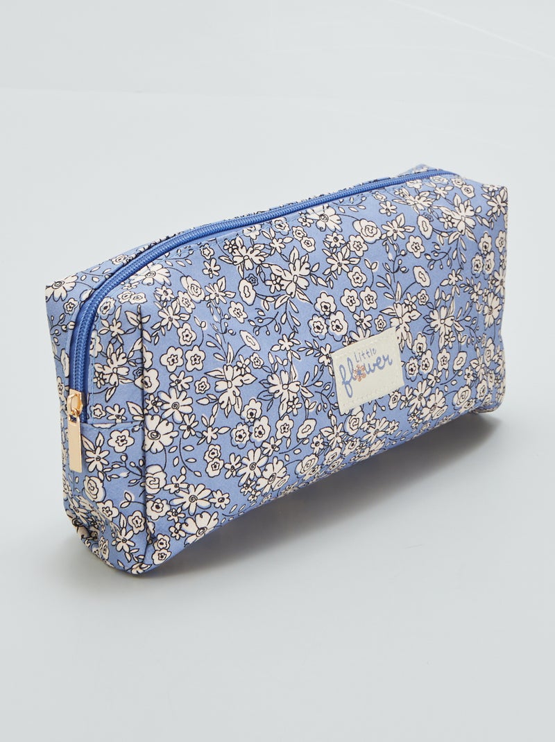 Trousse de toilettes imprimé liberty Bleu - Kiabi