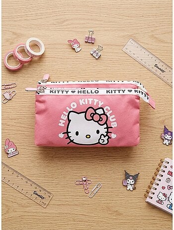 Trousse de transport 3 compartiments hello kitty sanrio