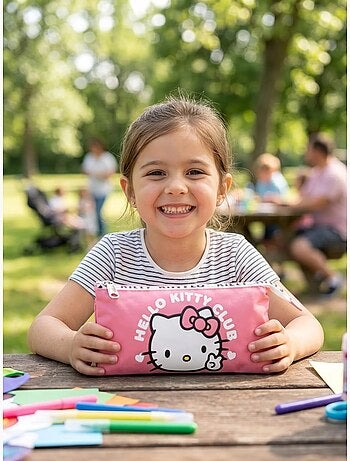 Trousse de transport 3 compartiments hello kitty sanrio