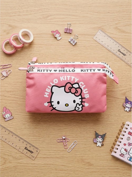 Trousse de transport 3 compartiments hello kitty sanrio - Kiabi