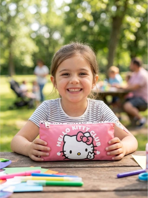 Trousse de transport 3 compartiments hello kitty sanrio - Kiabi