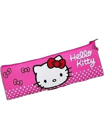 Trousse d'école plate hello kitty