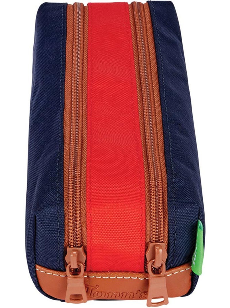 Trousse – double 21,5 cm - collection les intemporels – tann's Multicolore - Kiabi