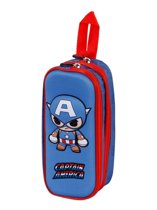 Trousse Double 3D - Captain America Bobblehead - Kiabi