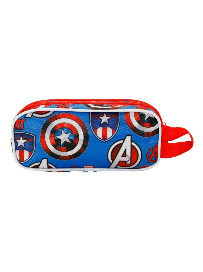 Trousse Double 3D - Captain America Gravity - Rouge - Taille Unique Rouge - Kiabi