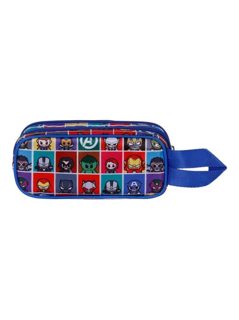 Trousse Double 3D - Captain America Punch - Bleu - Taille Unique Bleu - Kiabi