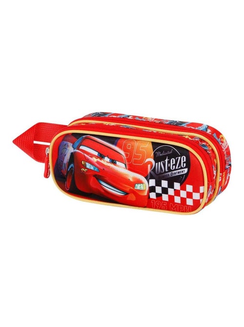 Trousse Double 3D - Disney Cars 3 Bumper - Rouge - Taille Unique - Kiabi
