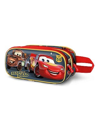 Trousse Double 3D - Disney Cars 3 Ready - Rouge - Taille Unique