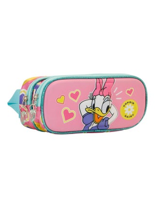 Trousse Double 3D - Disney Daisy Duck Oops - Rose - Taille Unique