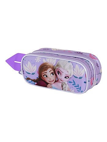 Trousse Double 3D - Disney La Reine des Neiges 2 (Frozen) Beauty - Lilas - Taille Unique