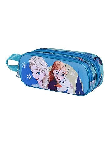 Trousse Double 3D - Disney La Reine des Neiges 2 (Frozen) Lovely - Turquoise - Taille Unique