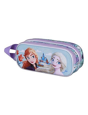 Trousse Double 3D - Disney La Reine des Neiges 2 (Frozen) Spring - Bleu - Taille Unique