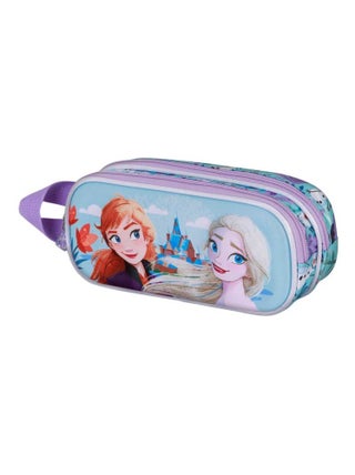 Trousse Double 3D - Disney La Reine des Neiges 2 (Frozen) Spring - Bleu - Taille Unique