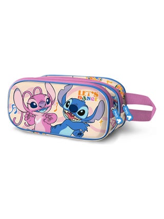 Trousse Double 3D - Disney Lilo et Stitch Dance - Rose - Taille Unique